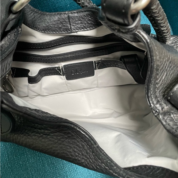 Cole Haan Vintage Baguette Black Leather Shoulder Bag - Picture 3 of 9